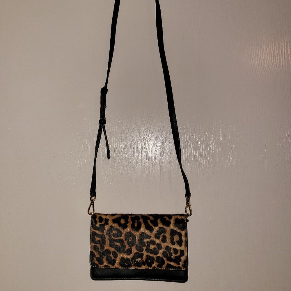 Michael Kors Leopard-Print Phone Crossbody Bag